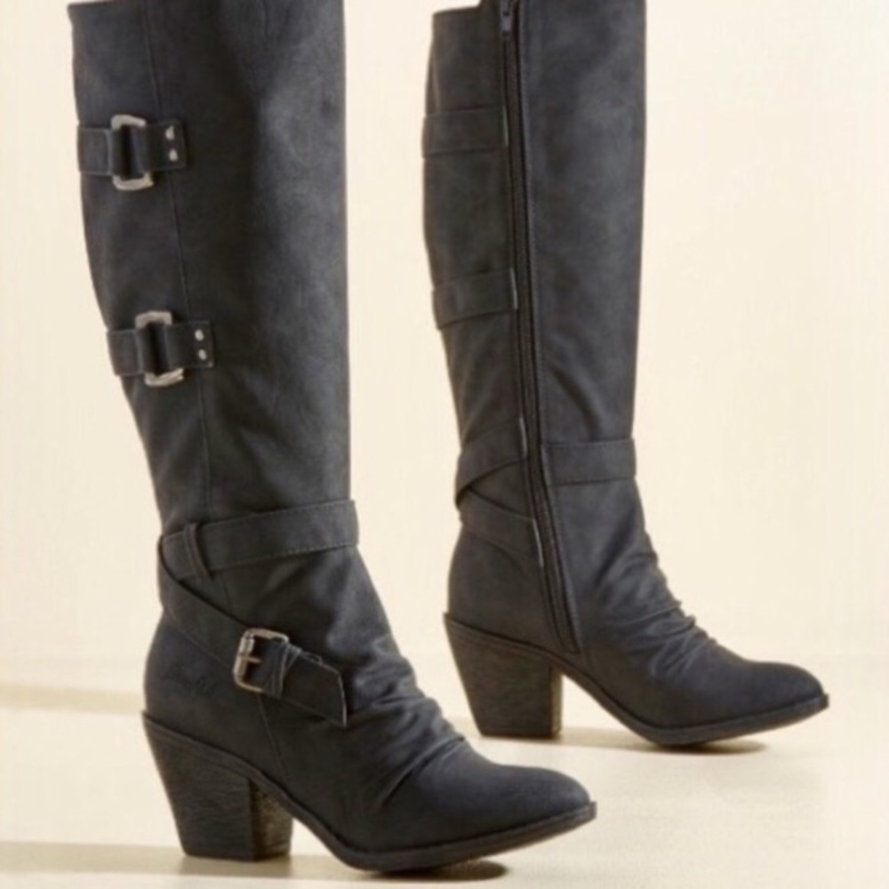 ModCloth Black boots. “Another year bolder”